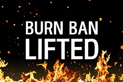 Burn Ban Lifted