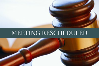 Rescheduled - May Board of Supervisors Meeting