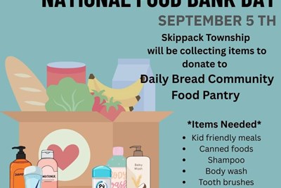 Skippack Township Recognizes National Food Bank Day with Month-Long Donation Drive