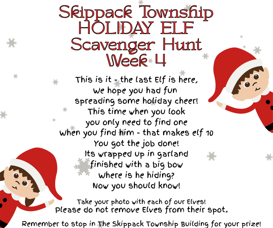 Holiday Elf Scavenger Hunt – Final Week!