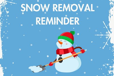 Snow Removal Reminder