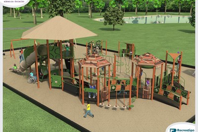 A Preview of the New Palmer Park Playground