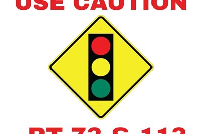 Traffic Signal Advisory: Rt. 73 & 113 Intersection
