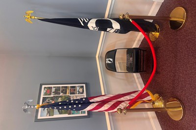 Skippack Township Receives POW/MIA Memorial Chair from DAV Chapter 25