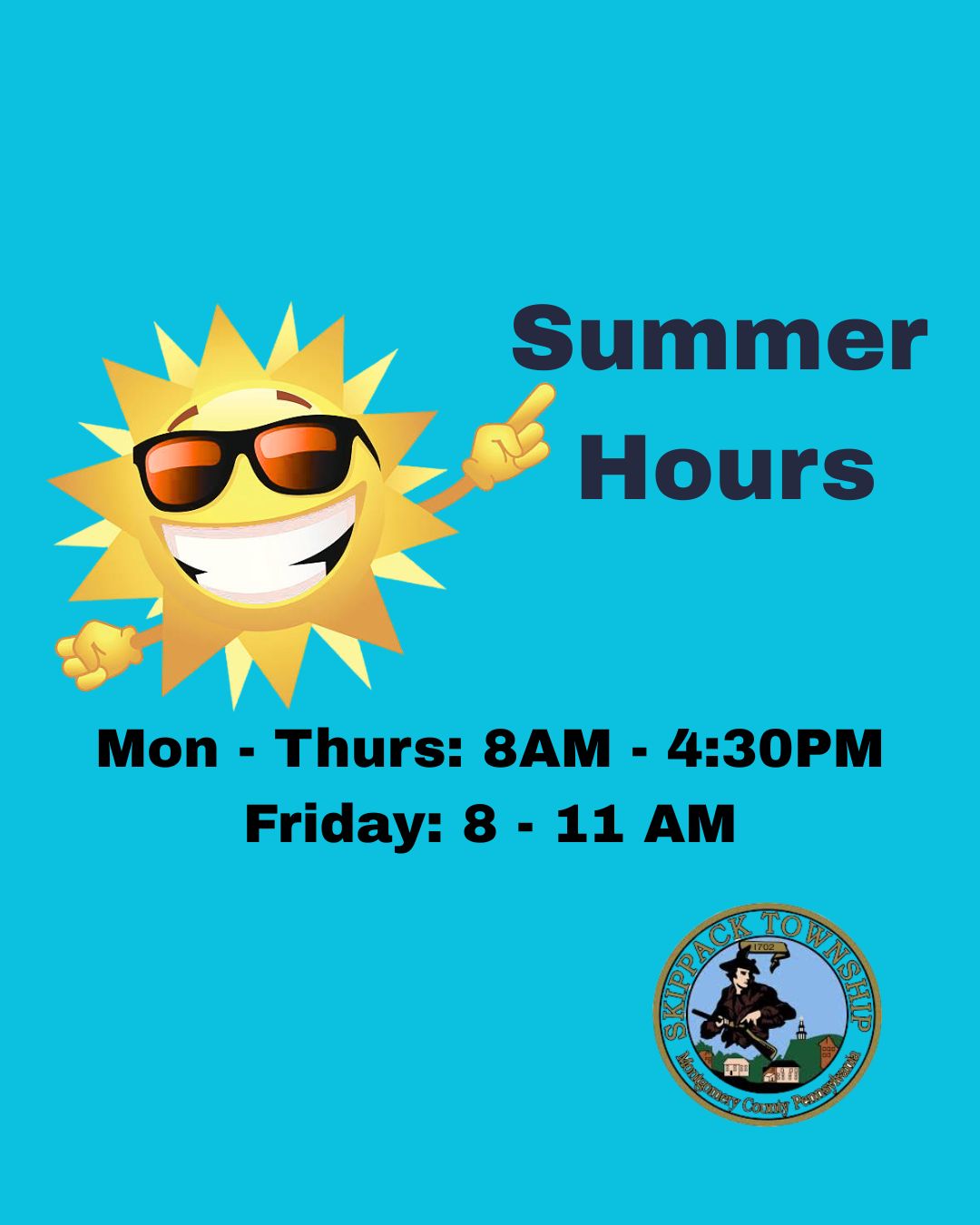 Skippack Township Announces Summer Office Hours