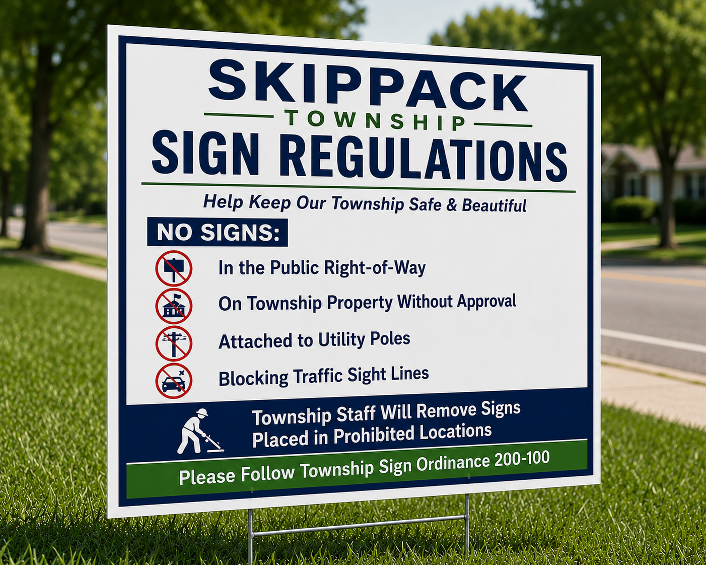 Help Keep Our Township Safe and Beautiful
